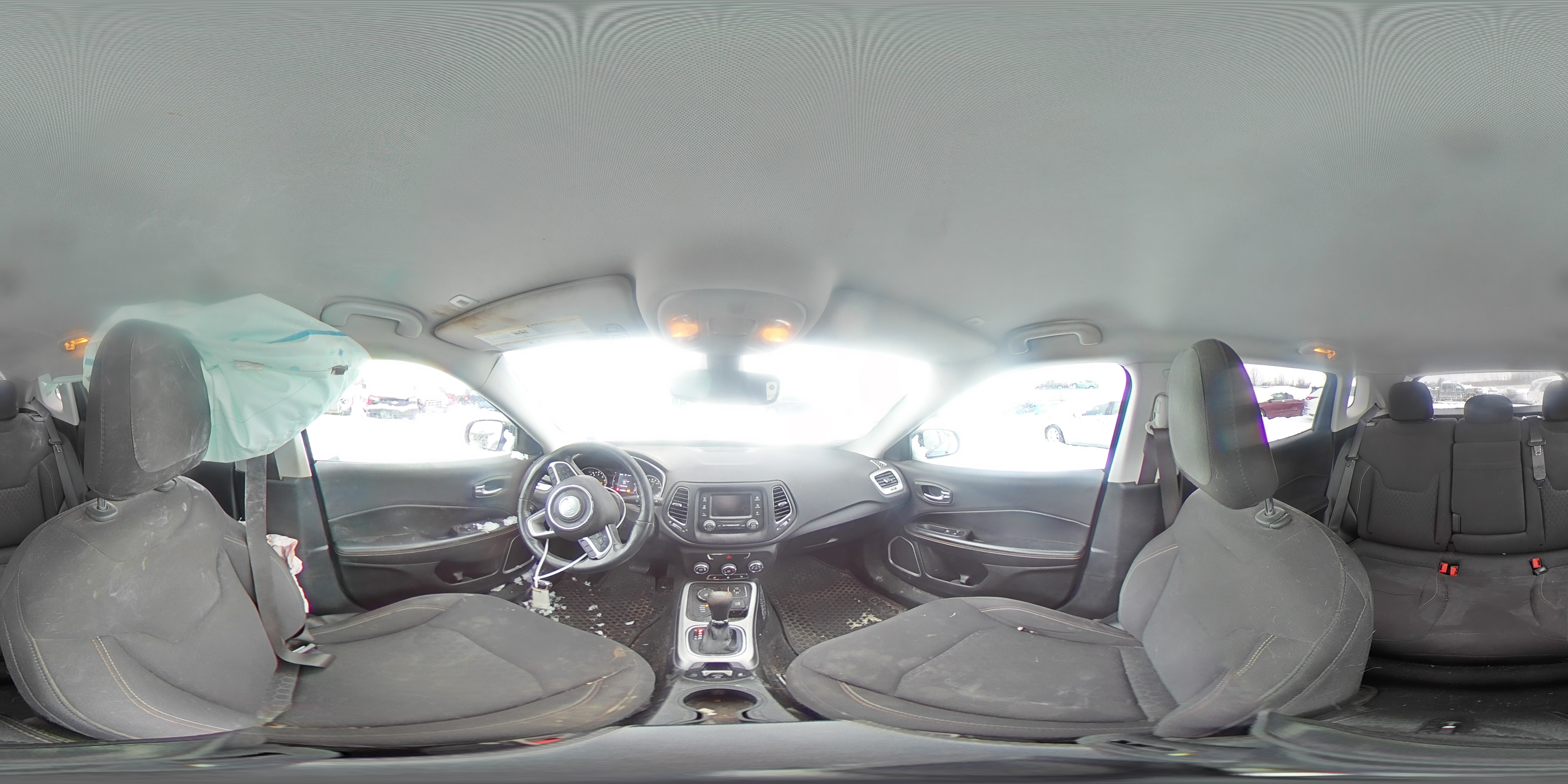 2017 Jeep Compass VIN 3C4NJDAB4HT667453 Copart auction photo, front end damage thumbnail 13