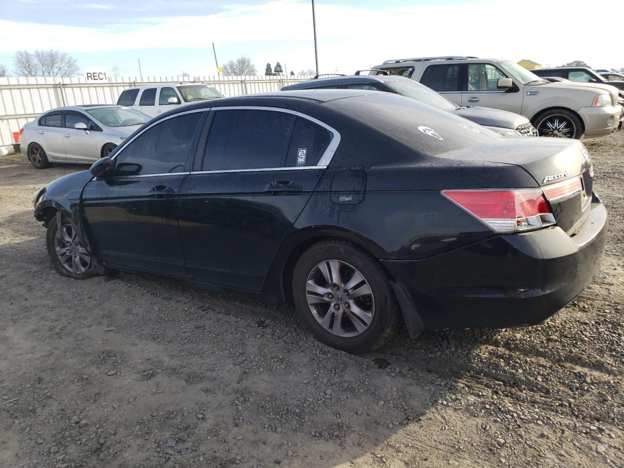 2012 Honda Accord VIN 1HGCP2F6XCA207351 Copart auction photo, front end / rear end damage thumbnail 2