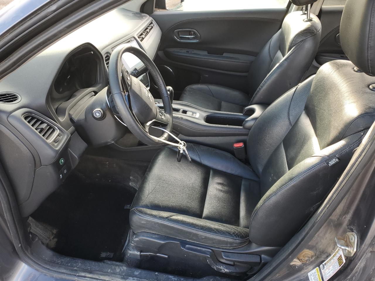 2016 Honda HR-V VIN 3CZRU6H71GM766319 Copart auction photo, side / front end damage thumbnail 7