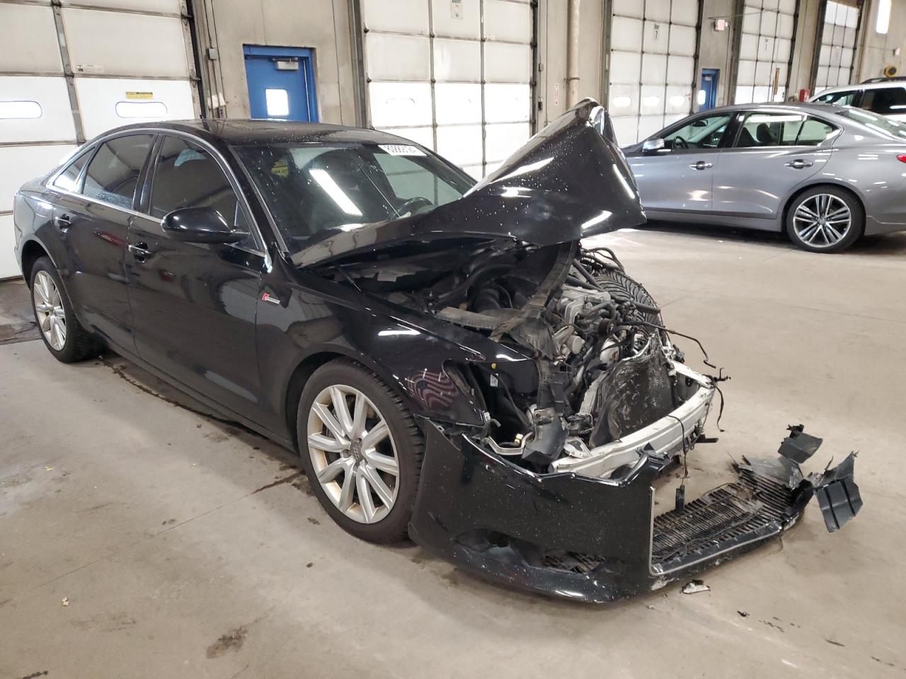 2014 Audi A6 VIN WAUFGAFC4EN042997 Copart auction photo, front end damage thumbnail 4