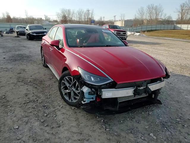 2020 Hyundai Sonata VIN 5NPEF4JA4LH002019 Copart auction photo, front end / rear end damage thumbnail 11
