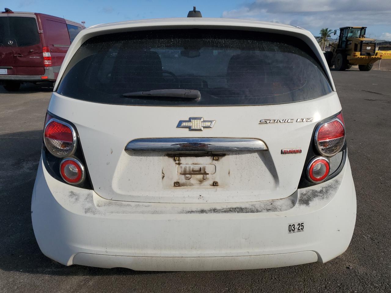2016 Chevrolet Sonic VIN 1G1JE6SB9G4141586 Copart auction photo, mechanical damage thumbnail 6