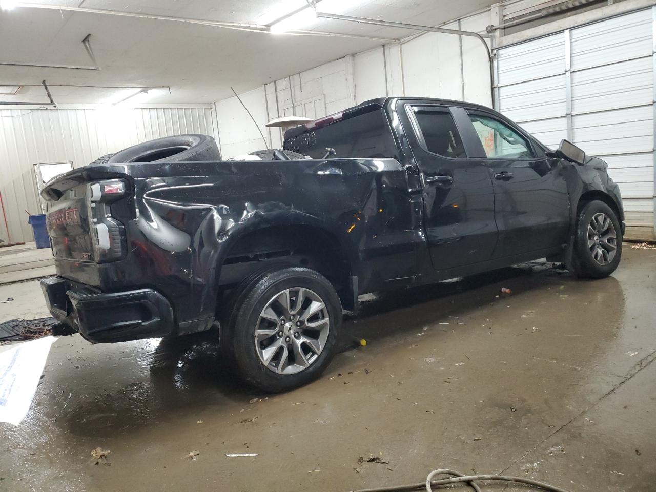 2019 Chevrolet Silverado VIN 1GCRYEED3KZ274915 Copart auction photo, all over damage thumbnail 3