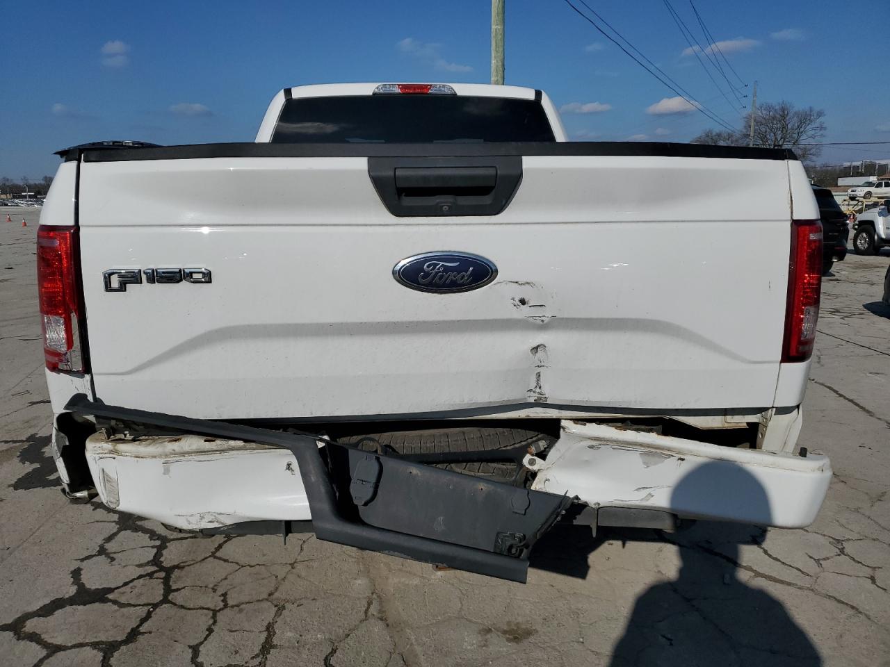 2017 Ford F-150 VIN 1FTEX1EP8HFA73977 Copart auction photo, rear end / front end damage thumbnail 6