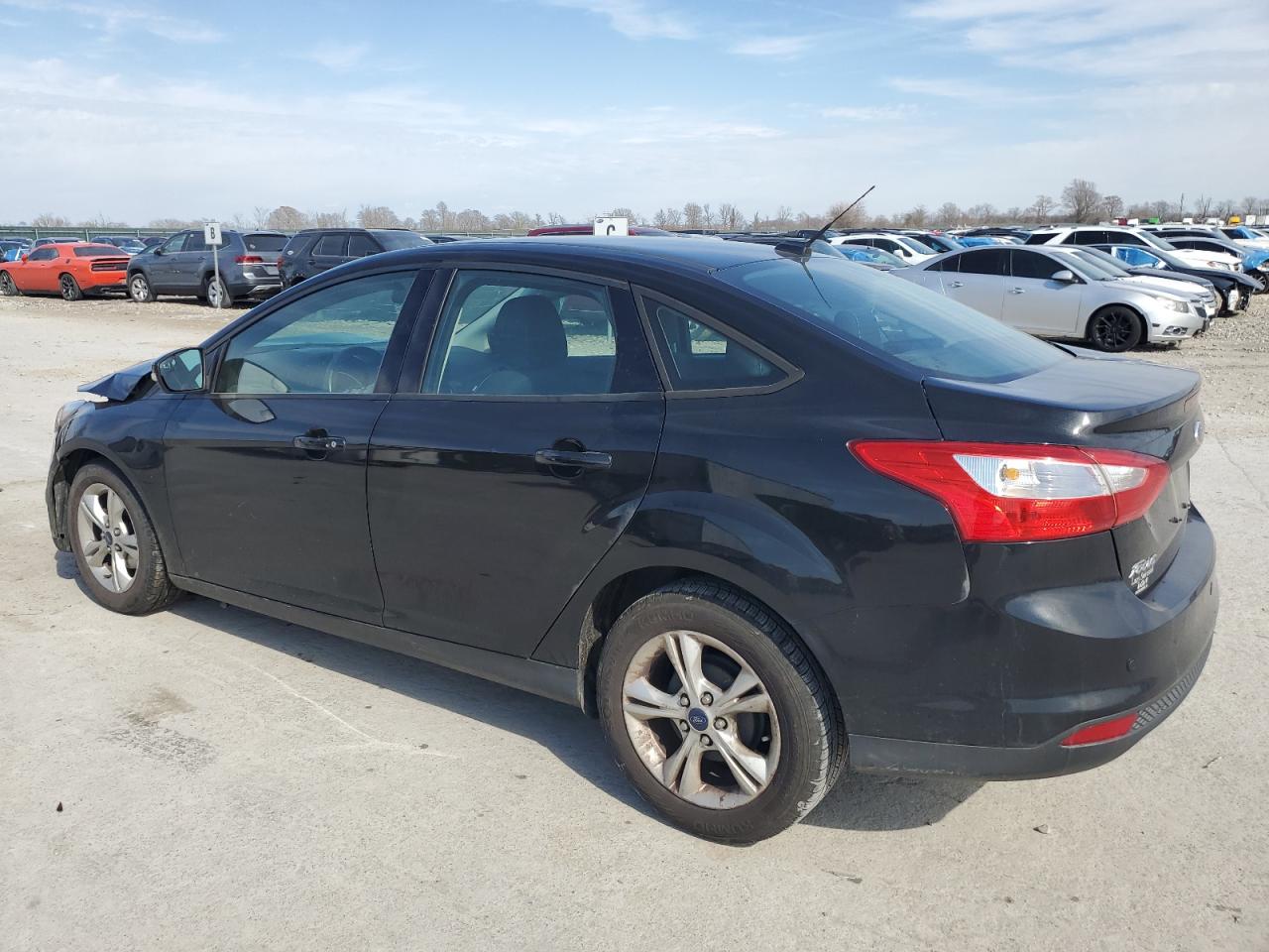 2014 Ford Focus VIN 1FADP3F21EL448458 Copart auction photo, front end damage thumbnail 2