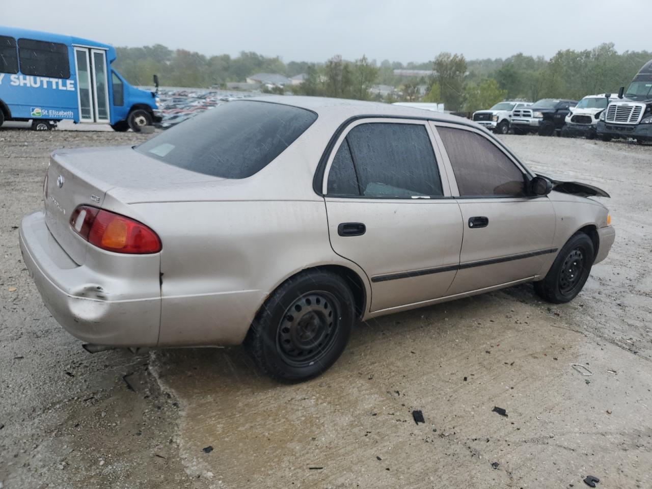 1999 Toyota Corolla VIN 2T1BR12E0XC128025 Copart auction photo, frame damage / front end damage thumbnail 3