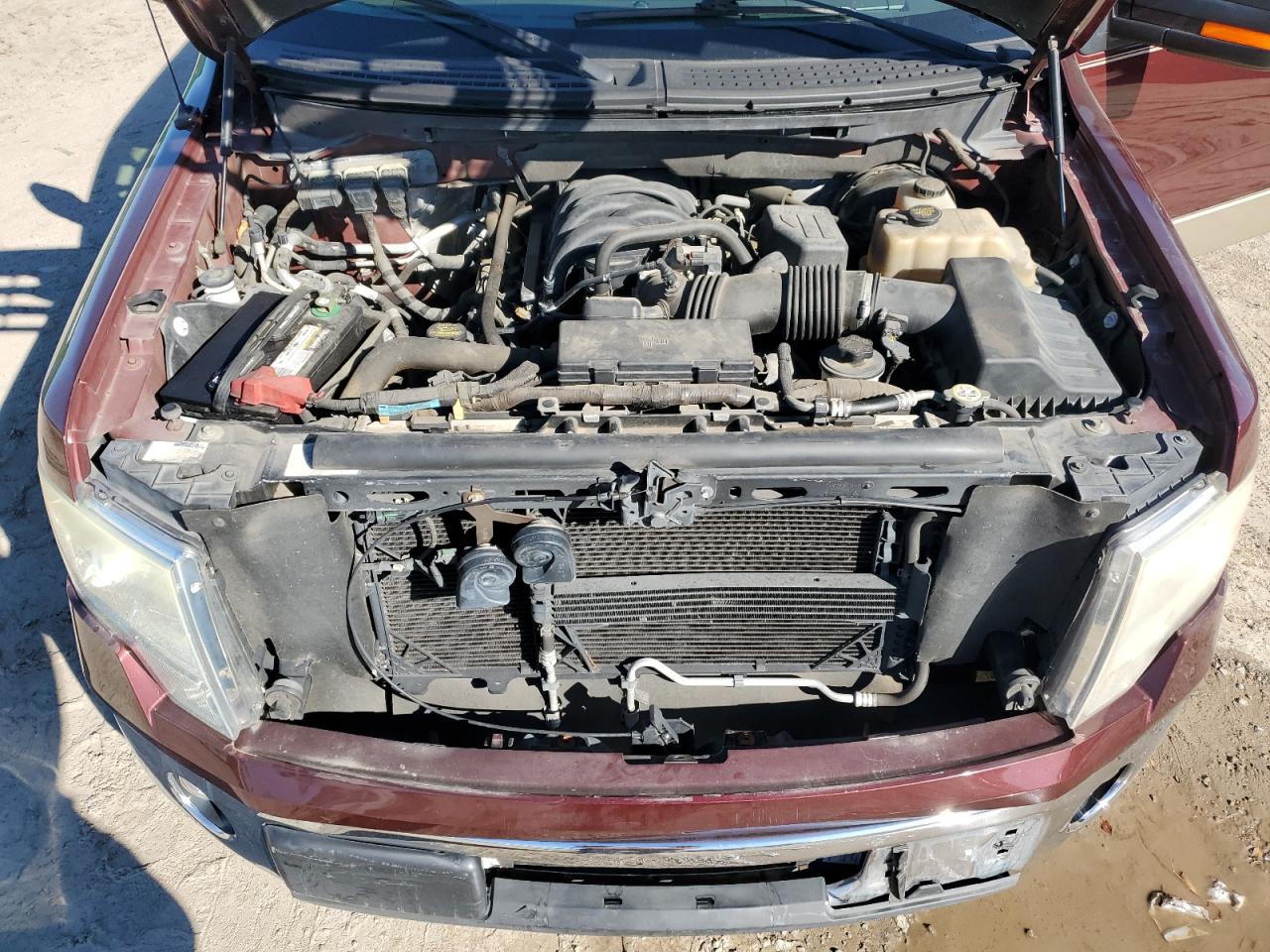 2009 Ford F-150 VIN 1FTRX12899KB42781 Copart auction photo, rear end / front end damage thumbnail 11