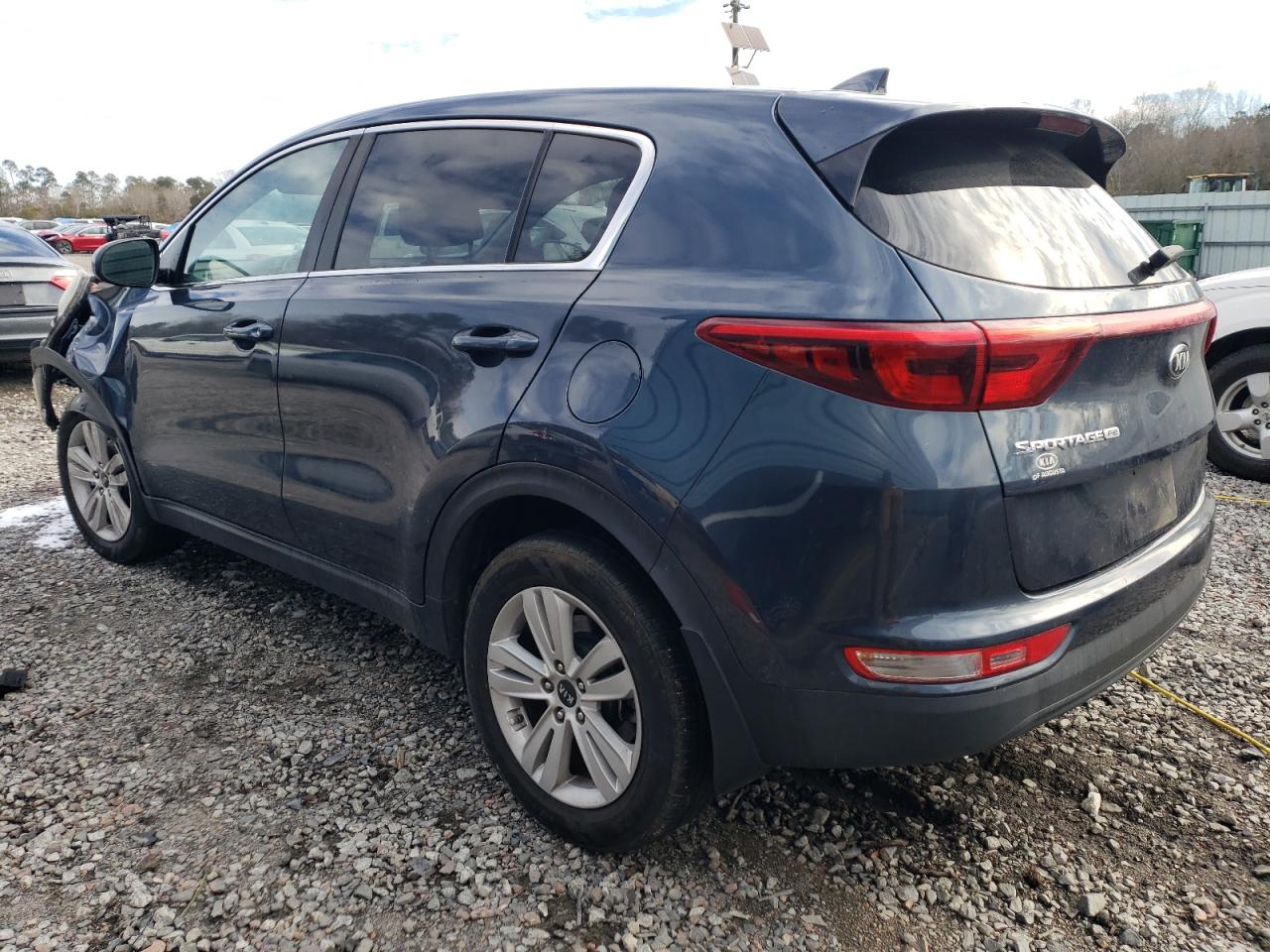 2018 KIA Sportage VIN KNDPM3AC8J7398712 Copart auction photo, front end / side damage thumbnail 2