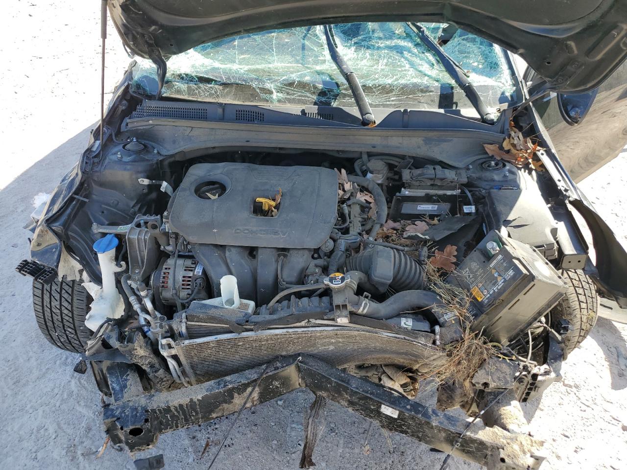 2021 KIA Forte VIN 3KPF34AD9ME367583 Copart auction photo, rollover / undercarriage damage thumbnail 12