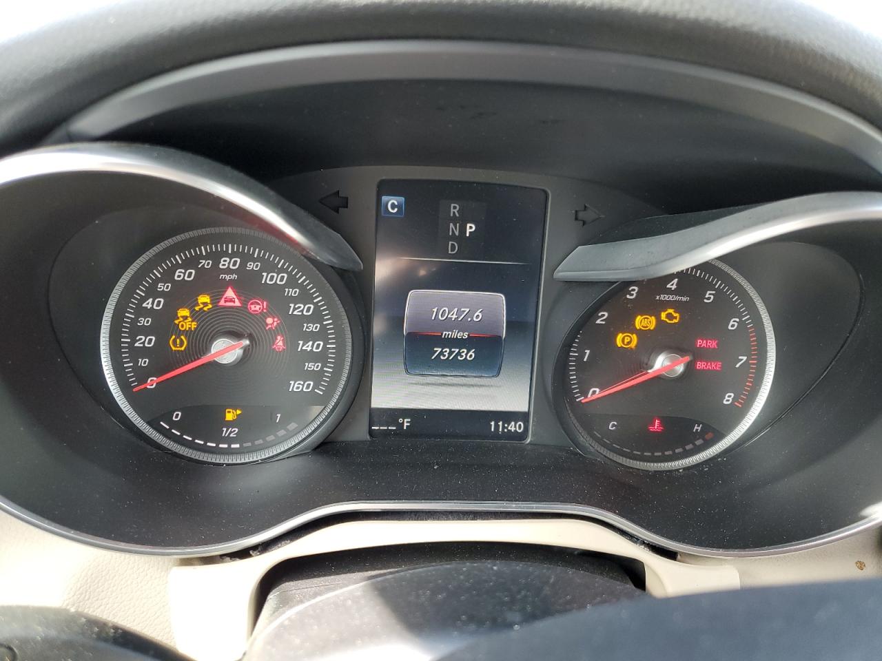 2018 Mercedes-Benz C-klasse VIN WDDWK4JB9JF599772 Copart auction photo, front end damage thumbnail 9