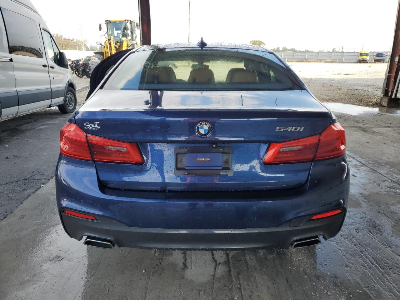 2019 BMW 5er VIN WBAJE5C57KWW10260 Copart auction photo, side damage thumbnail 6