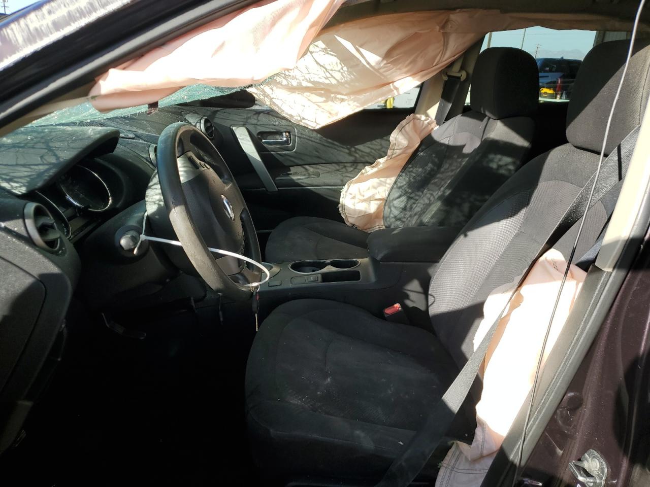 2015 Nissan Rogue VIN JN8AS5MTXFW151096 Copart auction photo, rollover damage thumbnail 7