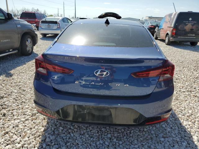 2019 Hyundai Elantra VIN 5NPD84LF1KH466656 Copart auction photo, front end / vandalism damage thumbnail 6
