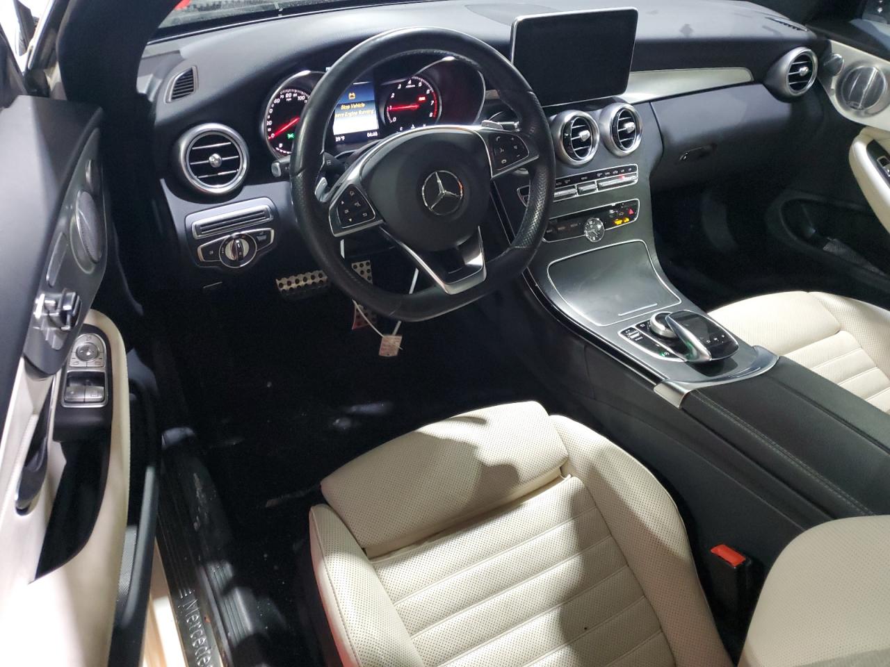 2018 Mercedes-Benz C-klasse VIN WDDWJ4KB4JF606547 Copart auction photo, front end / side damage thumbnail 8
