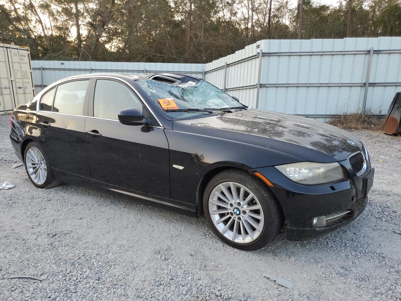2011 BMW 3er VIN WBAPN7C55BA781222 Copart auction photo, all over damage thumbnail 4