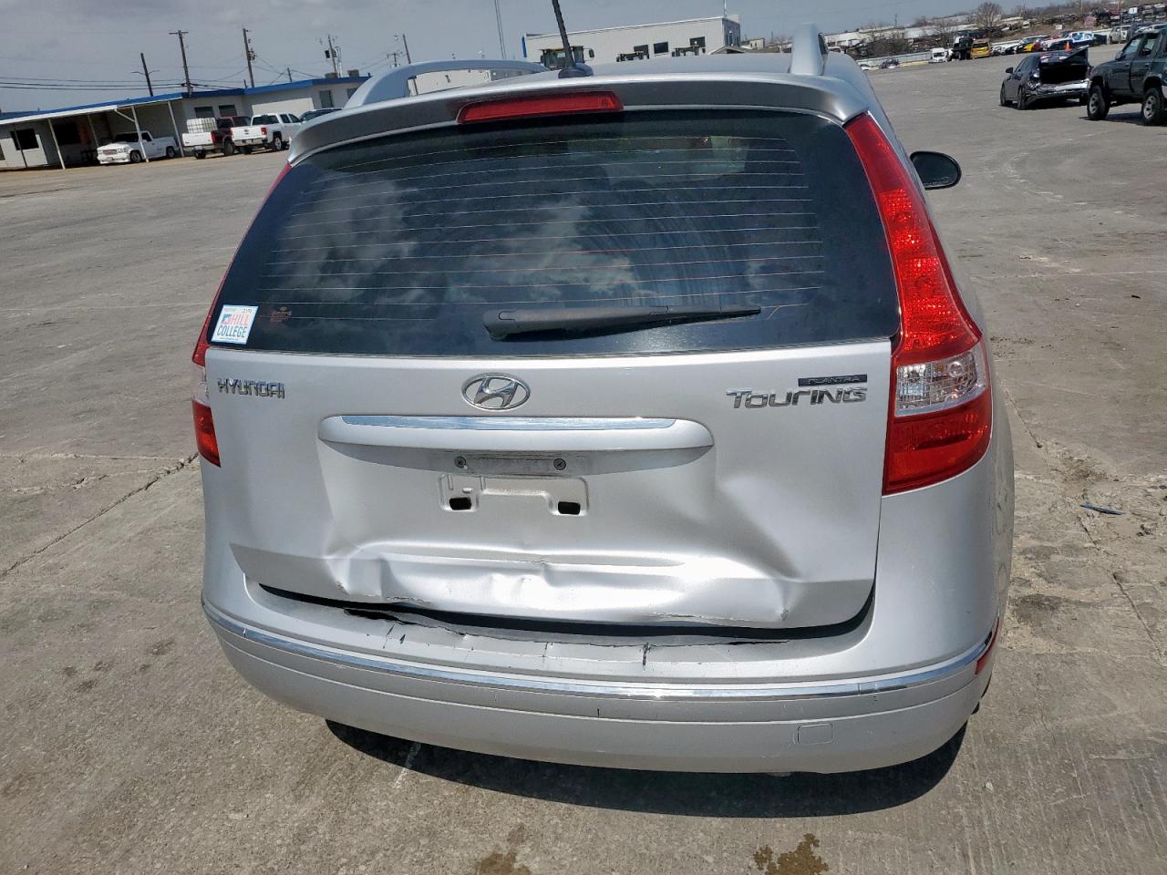 2012 Hyundai Elantra VIN KMHDC8AE6CU147482 Copart auction photo, rear end damage thumbnail 6