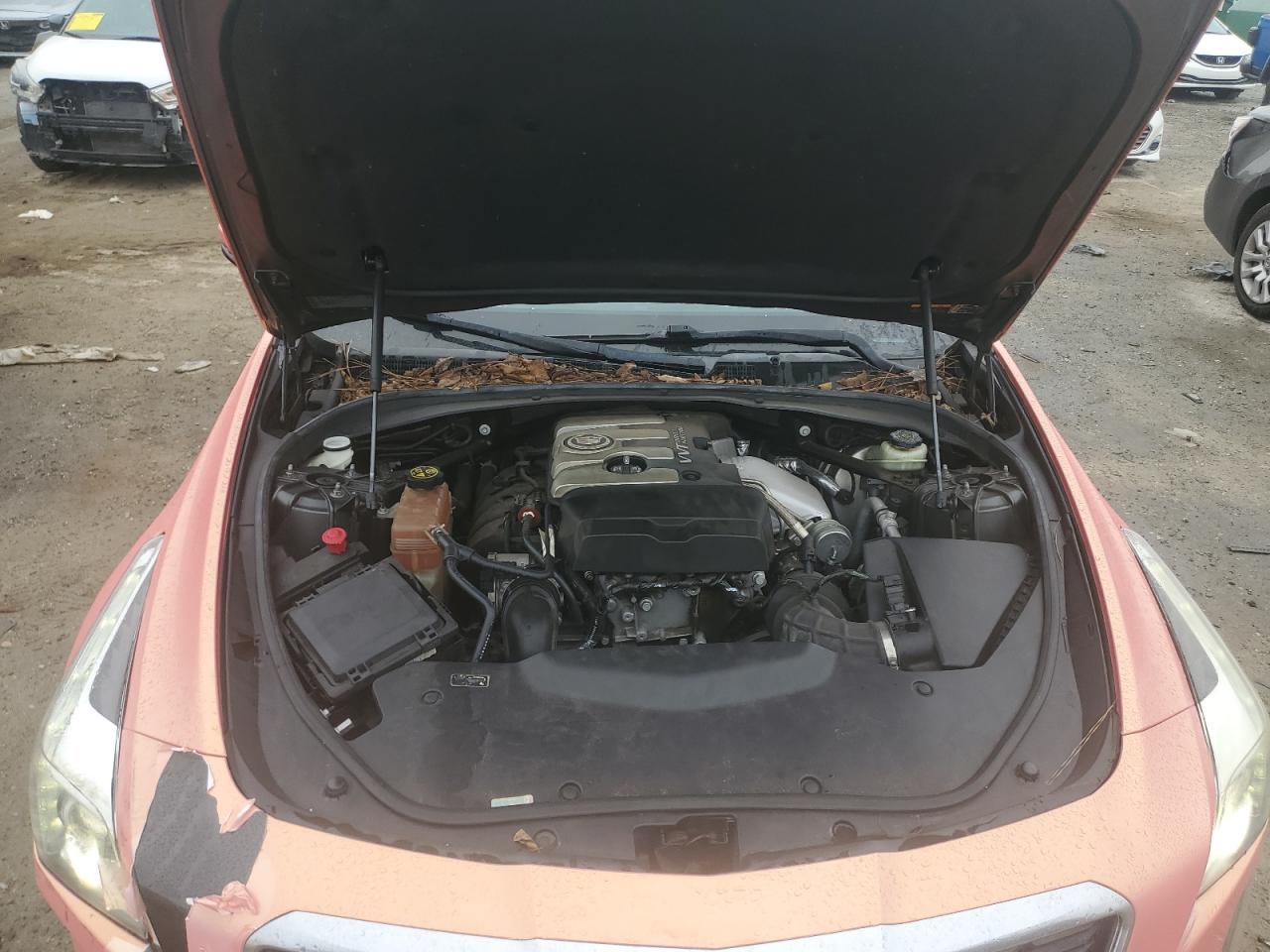 2014 Cadillac CTS VIN 1G6AX5SX0E0194644 Copart auction photo, front end damage thumbnail 11