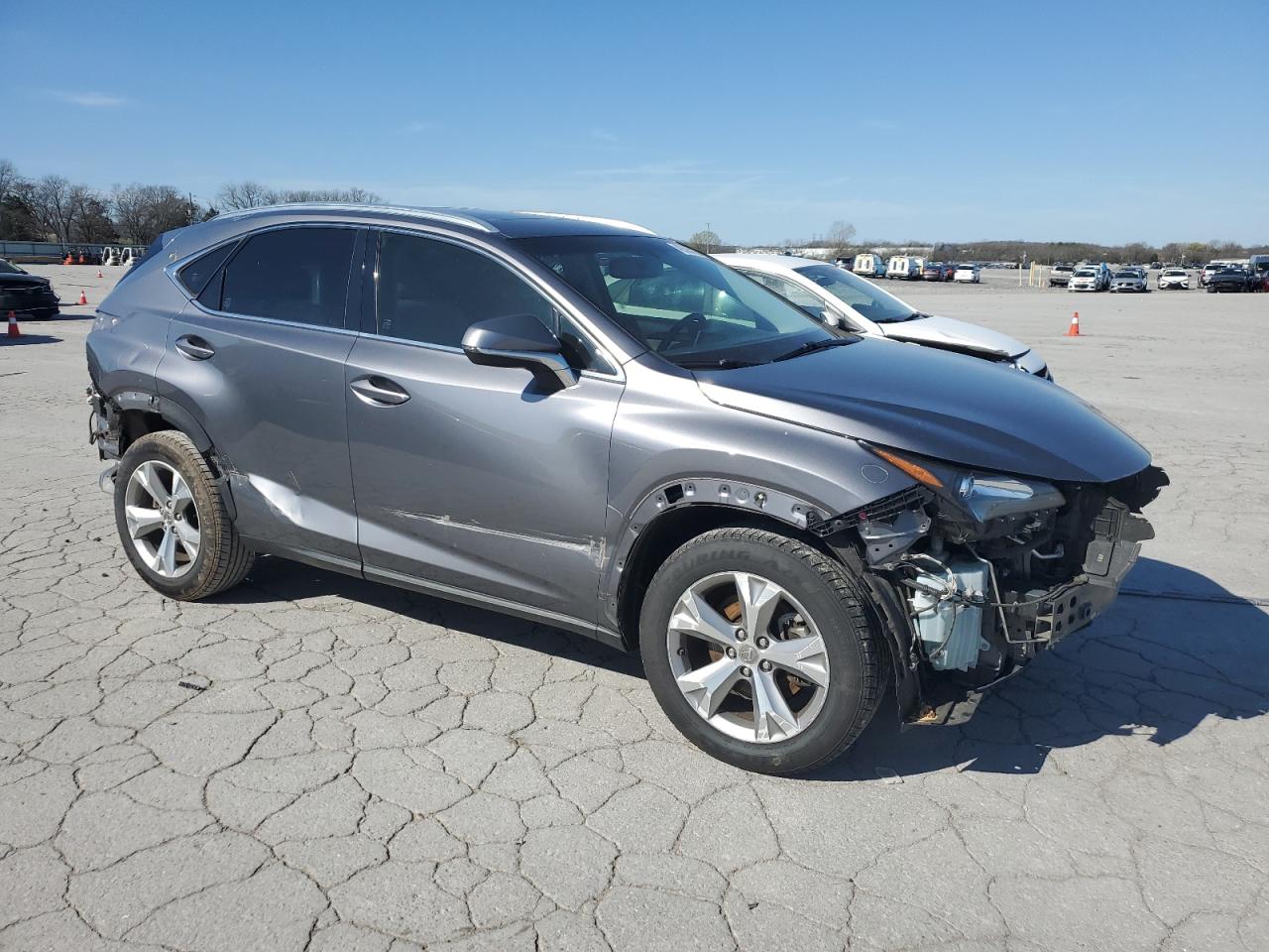 2017 Lexus NX VIN JTJYARBZ6H2058952 Copart auction photo, front end / rear end damage thumbnail 4