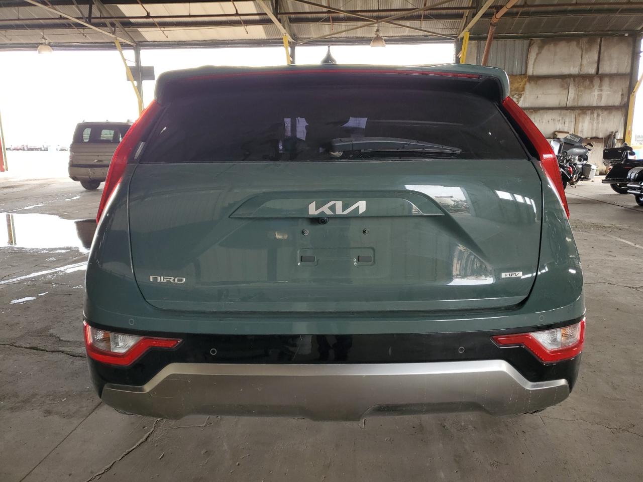 2023 KIA Niro VIN KNDCT3LE1P5045054 Copart auction photo, front end / side damage thumbnail 6