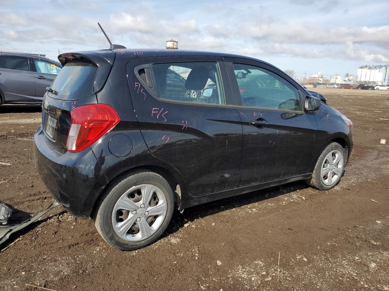 2020 Chevrolet Spark VIN KL8CB6SA4LC478918 Copart auction photo, all over damage thumbnail 3