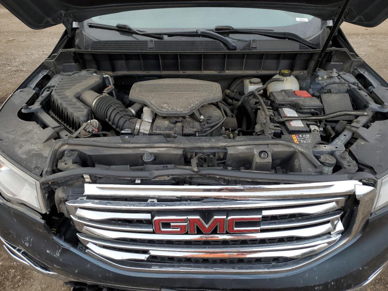 2019 GMC Acadia VIN 1GKKNMLS9KZ196201 Copart auction photo, front end damage thumbnail 12