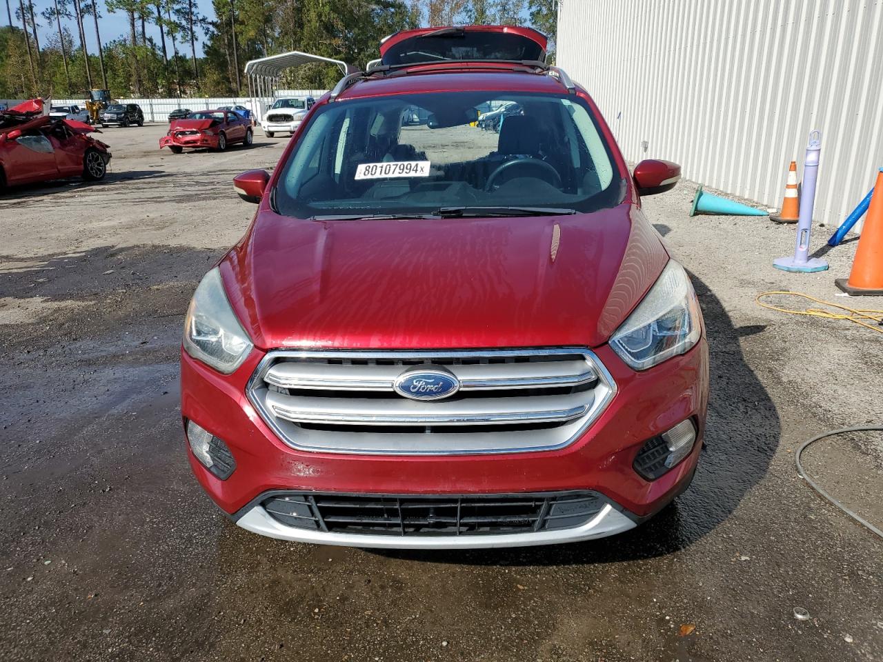 2017 Ford Escape VIN 1FMCU0JD3HUD34591 Copart auction photo, rear end damage thumbnail 5