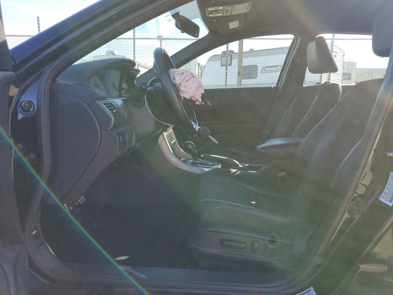 2017 Honda Accord VIN 1HGCR2F57HA289225 Copart auction photo, front end / rear end damage thumbnail 7