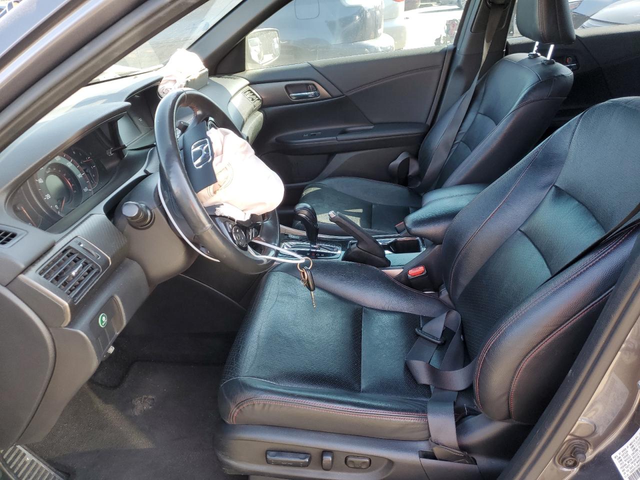2017 Honda Accord VIN 1HGCR2F10HA076288 Copart auction photo, front end / side damage thumbnail 7