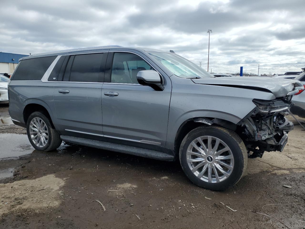 2023 Cadillac Escalade VIN 1GYS4KKL1PR562859 Copart auction photo, front end damage thumbnail 4