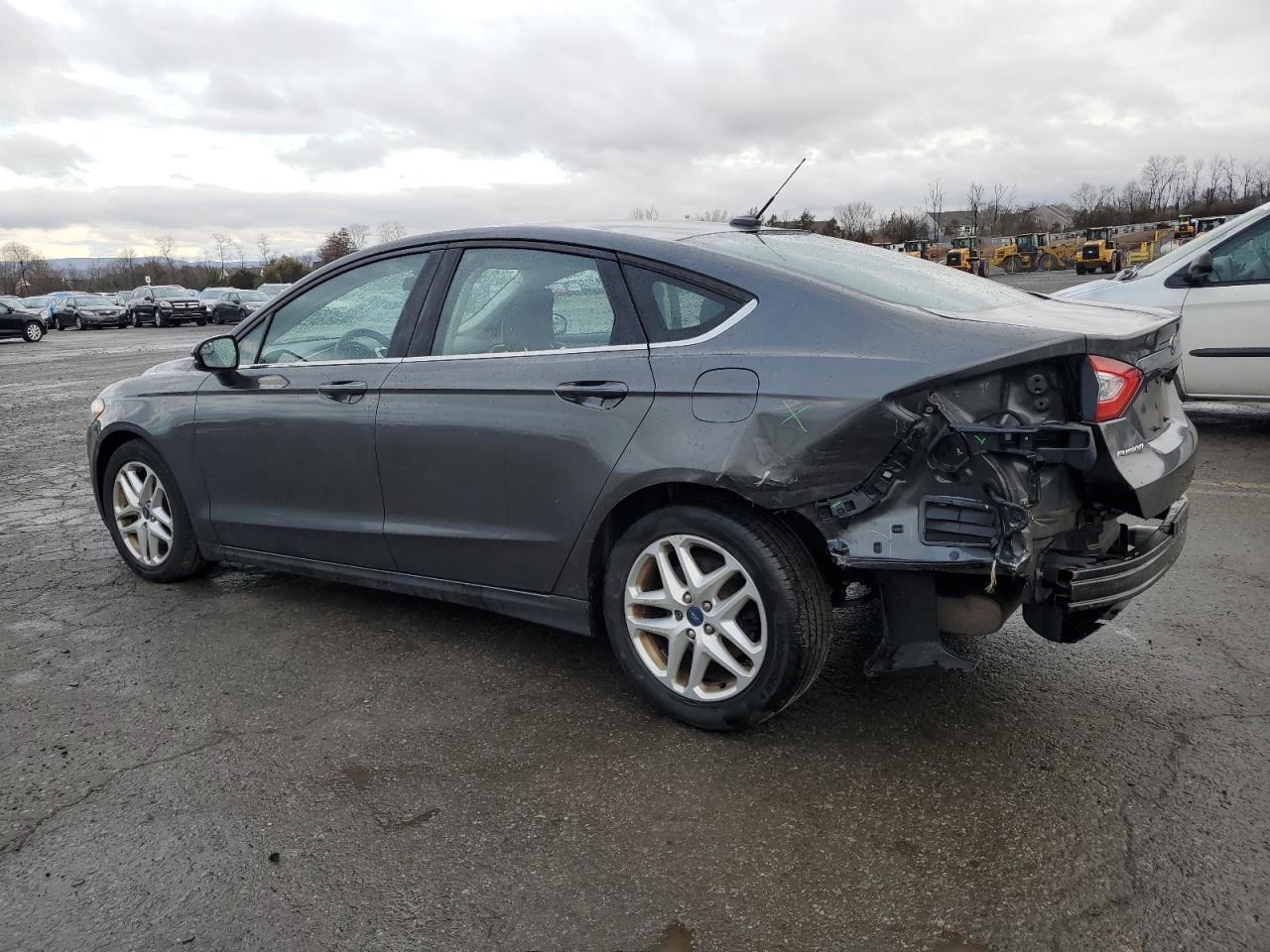 2015 Ford Fusion VIN 3FA6P0H79FR141168 Copart auction photo, rear end damage thumbnail 2