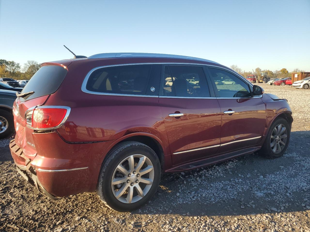 2017 Buick Enclave VIN 5GAKRCKD6HJ184691 Copart auction photo, front end / rear end damage thumbnail 3