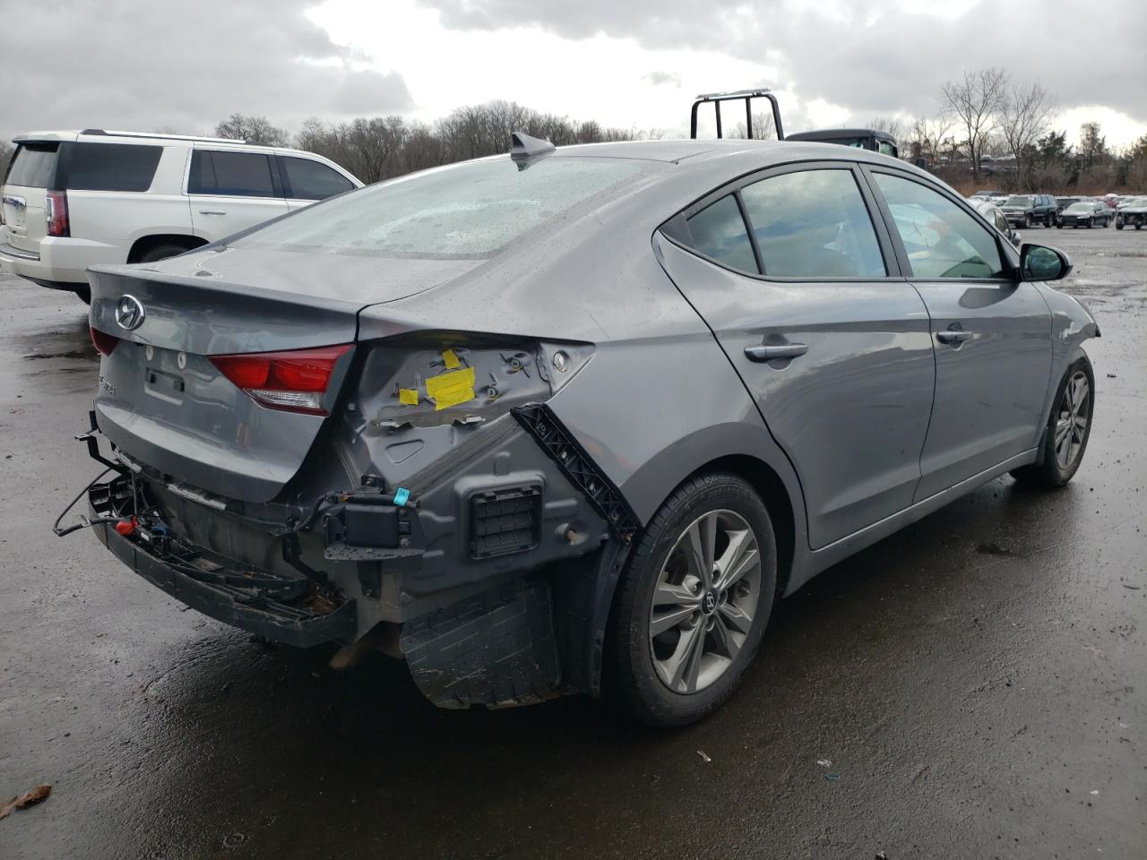 2018 Hyundai Elantra VIN 5NPD84LF8JH336288 Copart auction photo, all over damage thumbnail 3