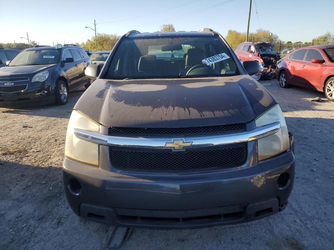 2007 Chevrolet Equinox VIN 2CNDL13F676039896 Copart auction photo, front end / mechanical damage thumbnail 5