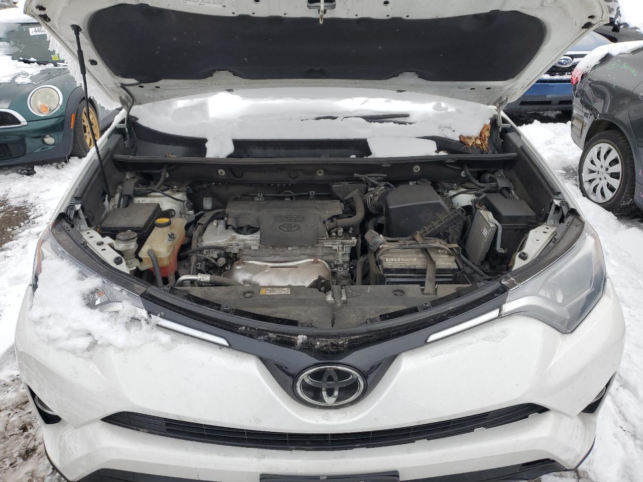 2017 Toyota RAV 4 VIN 2T3RFREV4HW553160 Copart auction photo, rear end / side damage thumbnail 12