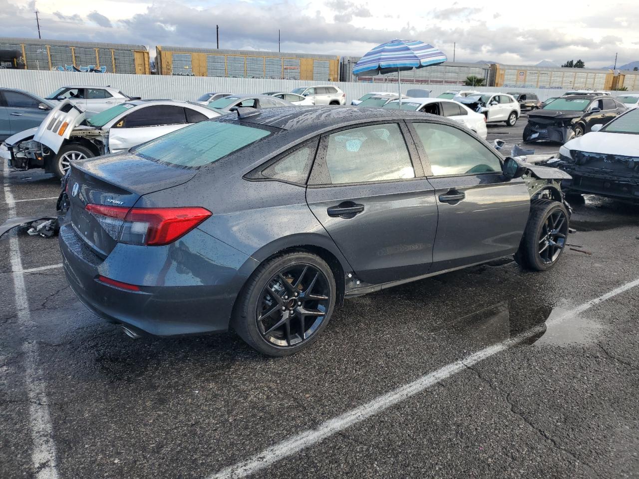 2024 Honda Civic VIN 2HGFE2F53RH548532 Copart auction photo, front end / minor dent/scratches damage thumbnail 3