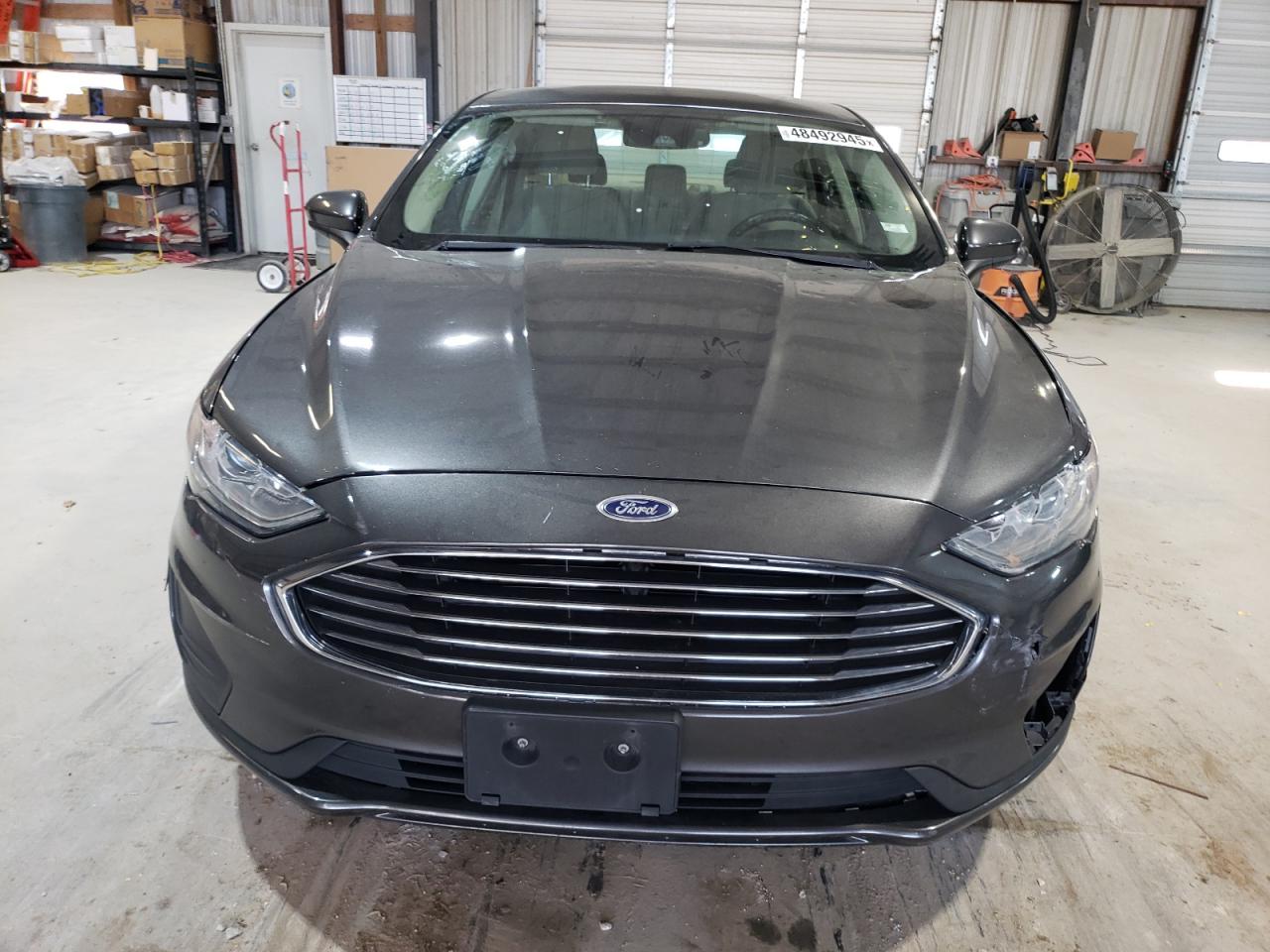 2019 Ford Fusion VIN 3FA6P0LU1KR144119 Copart auction photo, normal wear damage thumbnail 5