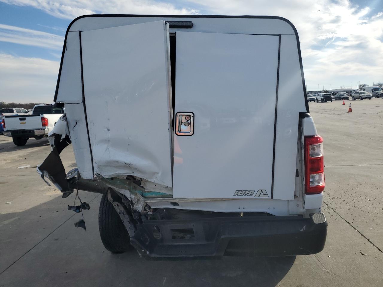 2021 Ford F-150 VIN 1FTFX1E57MKE69824 Copart auction photo, rear end damage thumbnail 6