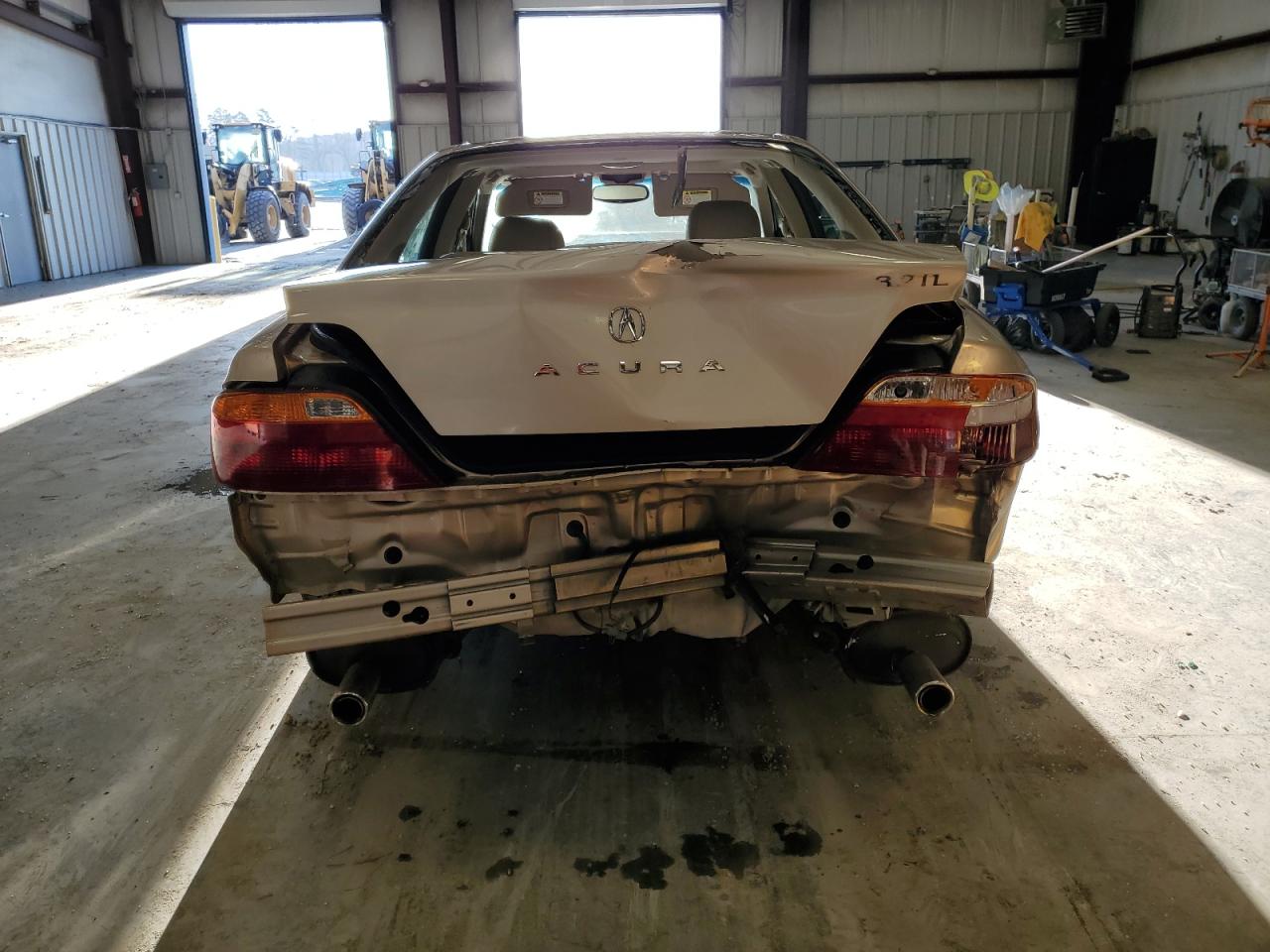 2000 Acura TL VIN 19UUA5660YA017069 Copart auction photo, rear end damage thumbnail 6