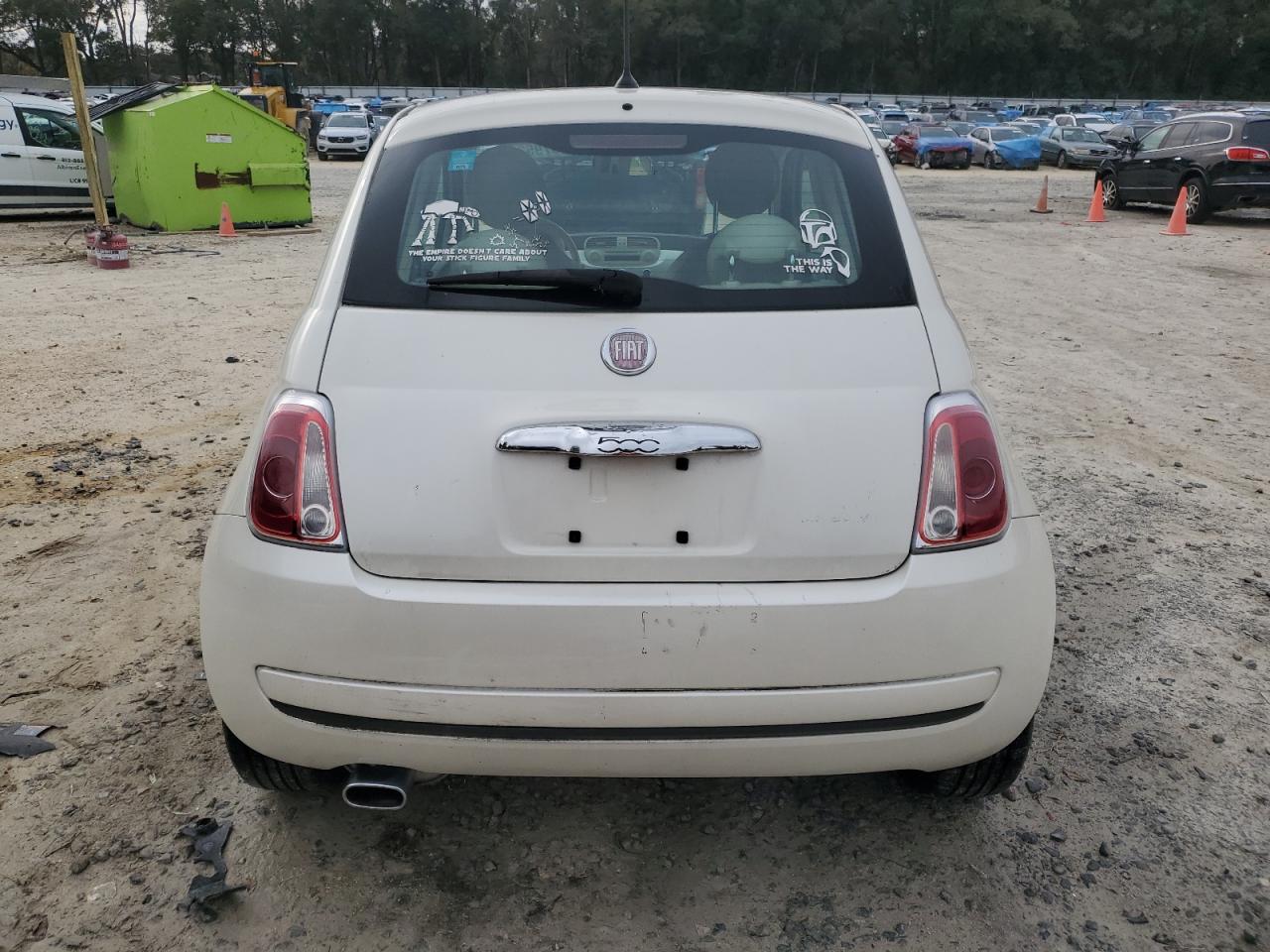 2012 Fiat 500 VIN 3C3CFFAR1CT306387 Copart auction photo, front end damage thumbnail 6