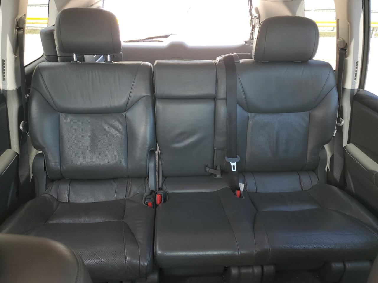 2010 Lexus LX VIN JTJHY7AX4A4042257 Copart auction photo, top/roof / rear end damage thumbnail 10