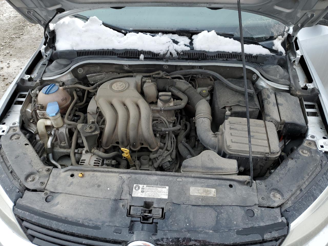 2014 Volkswagen Jetta VIN 3VW2K7AJ1EM273596 Copart auction photo, mechanical damage thumbnail 11