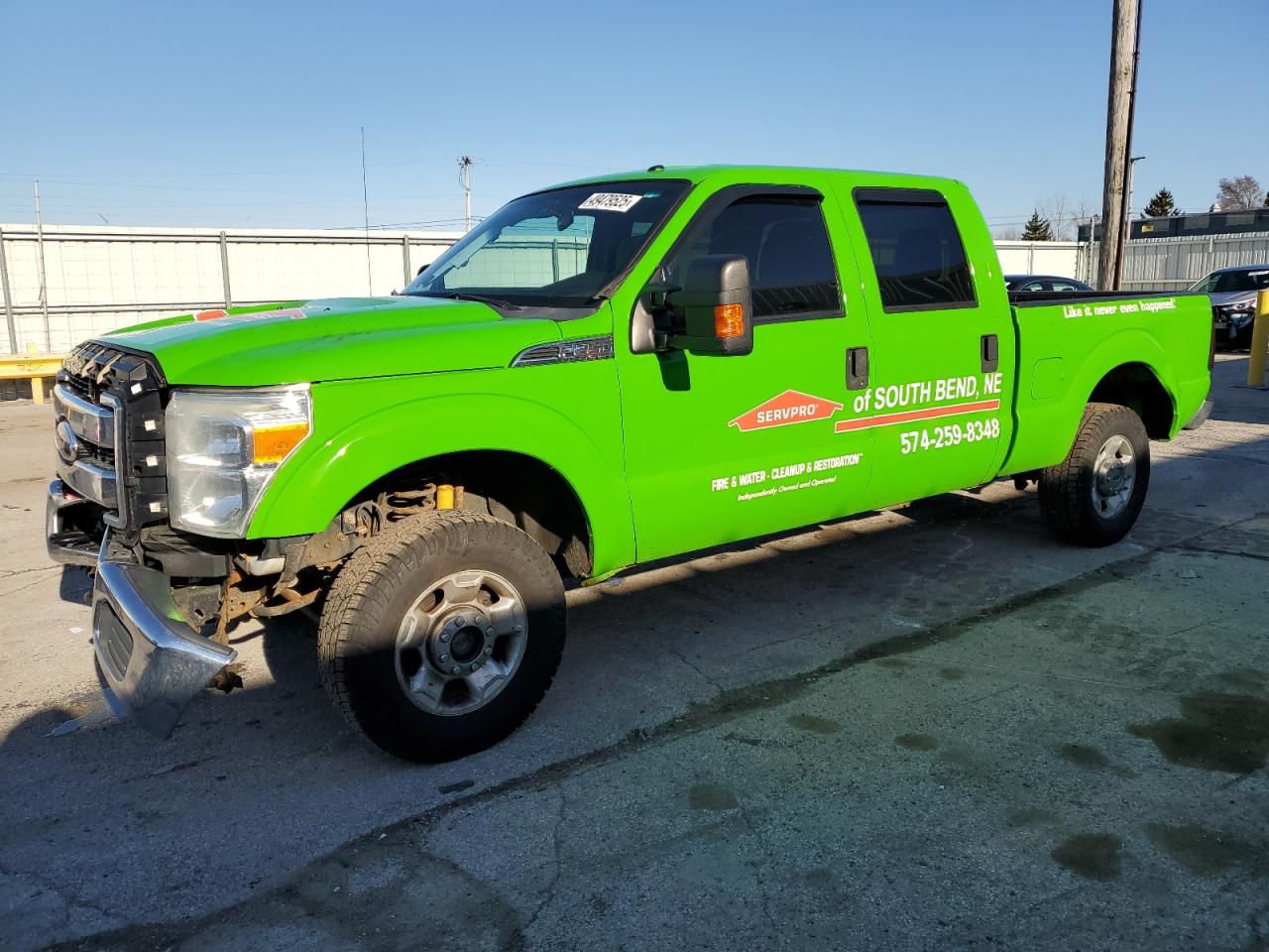2011 Ford F250 VIN 1FT7W2B63BEC48954