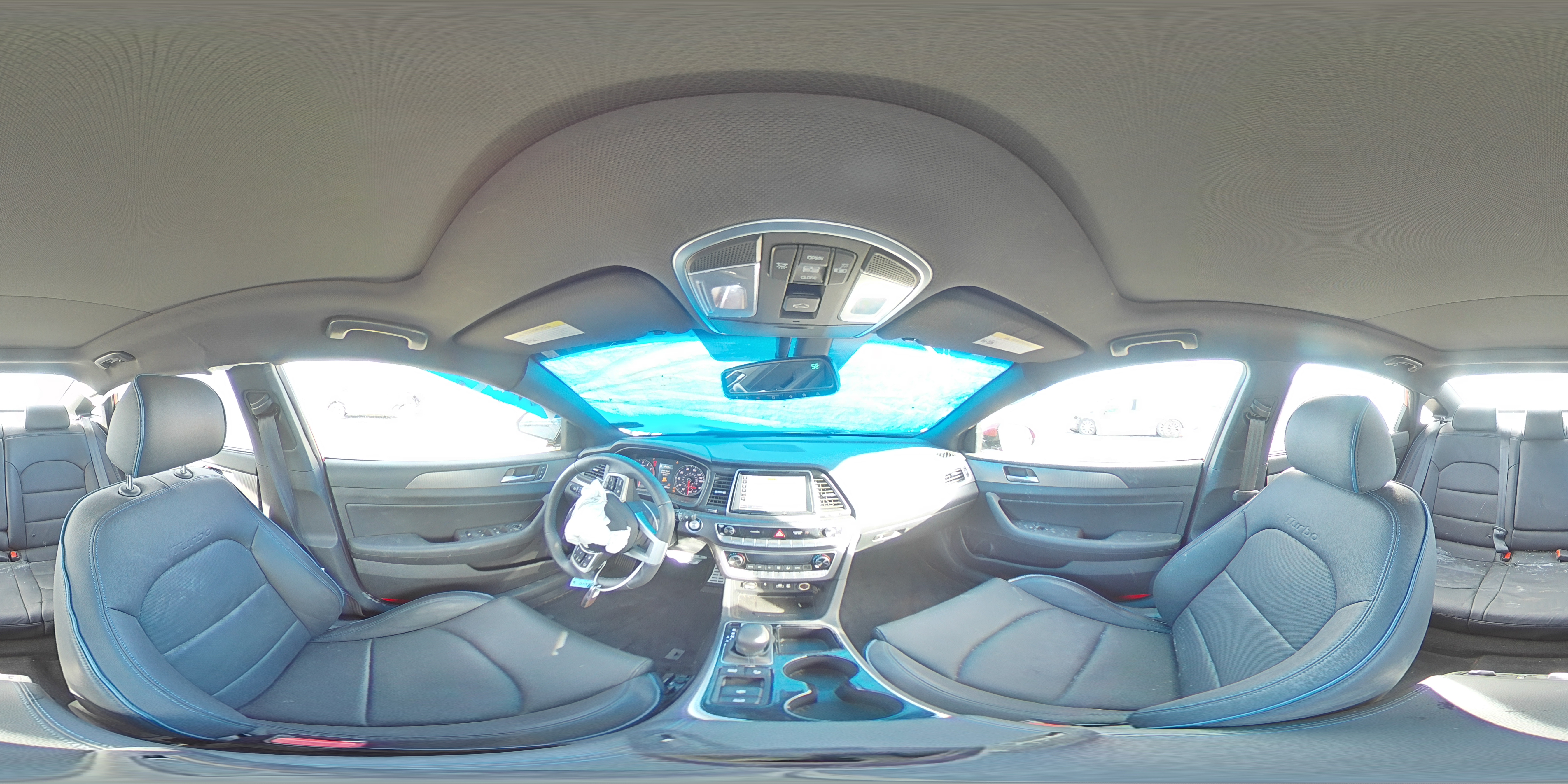 2019 Hyundai Sonata VIN 5NPE34AB7KH766270 Copart auction photo, front end damage thumbnail 12