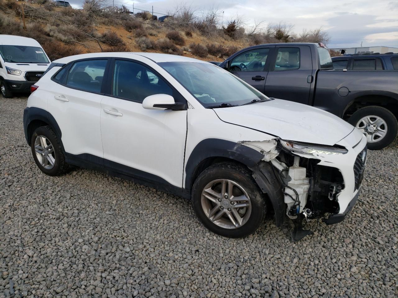 2021 Hyundai Kona VIN KM8K1CAA5MU716479 Copart auction photo, front end damage thumbnail 4