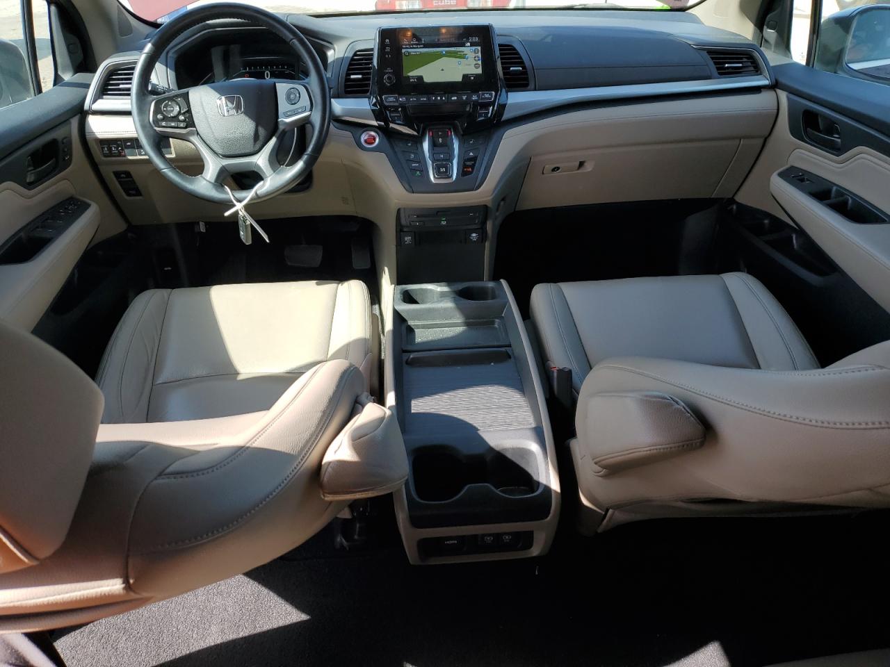 2018 Honda Odyssey VIN 5FNRL6H81JB076891 Copart auction photo, front end damage thumbnail 8