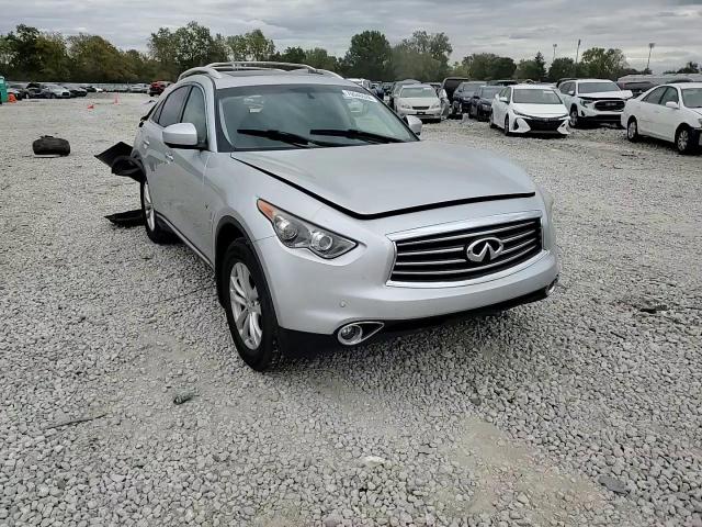 2015 Infiniti QX70 VIN JN8CS1MW3FM480200 Copart auction photo, rear end / minor dent/scratches damage thumbnail 11