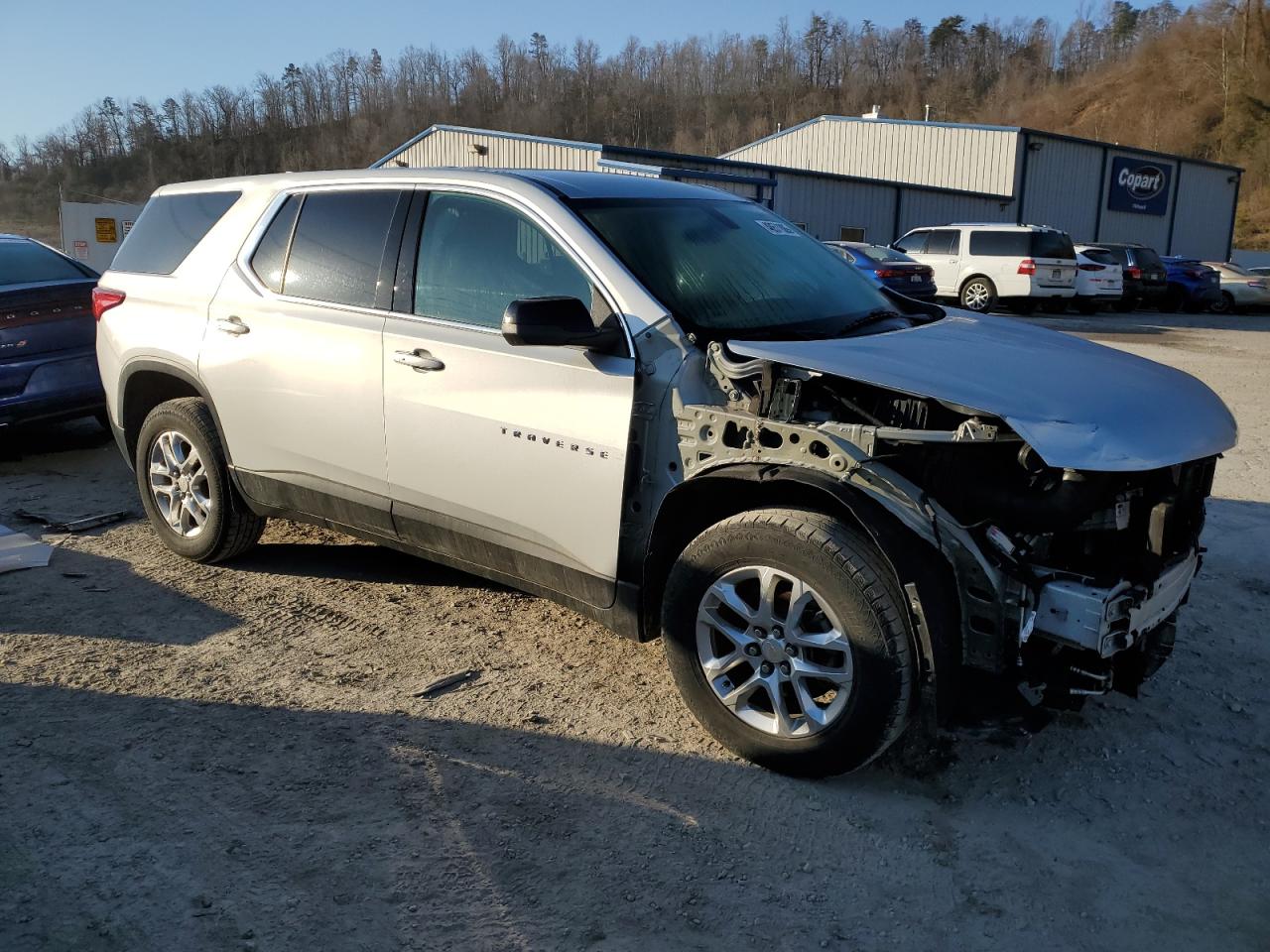 2021 Chevrolet Traverse VIN 1GNERFKW5MJ129102 Copart auction photo, front end damage thumbnail 4