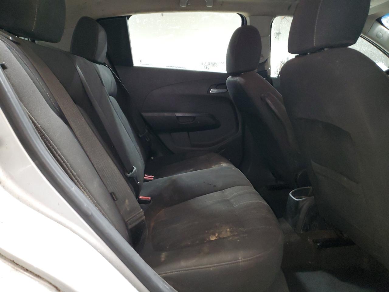 2012 Chevrolet Sonic VIN 1G1JD6SB7C4103500 Copart auction photo, front end / side damage thumbnail 10