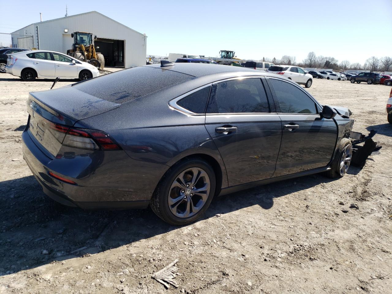2023 Honda Accord VIN 1HGCY1F32PA001590 Copart auction photo, front end / minor dent/scratches damage thumbnail 3