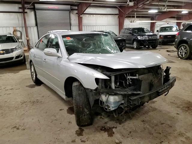 2011 Hyundai Azera VIN KMHFC4DFXBA532355 Copart auction photo, side / front end damage thumbnail 11